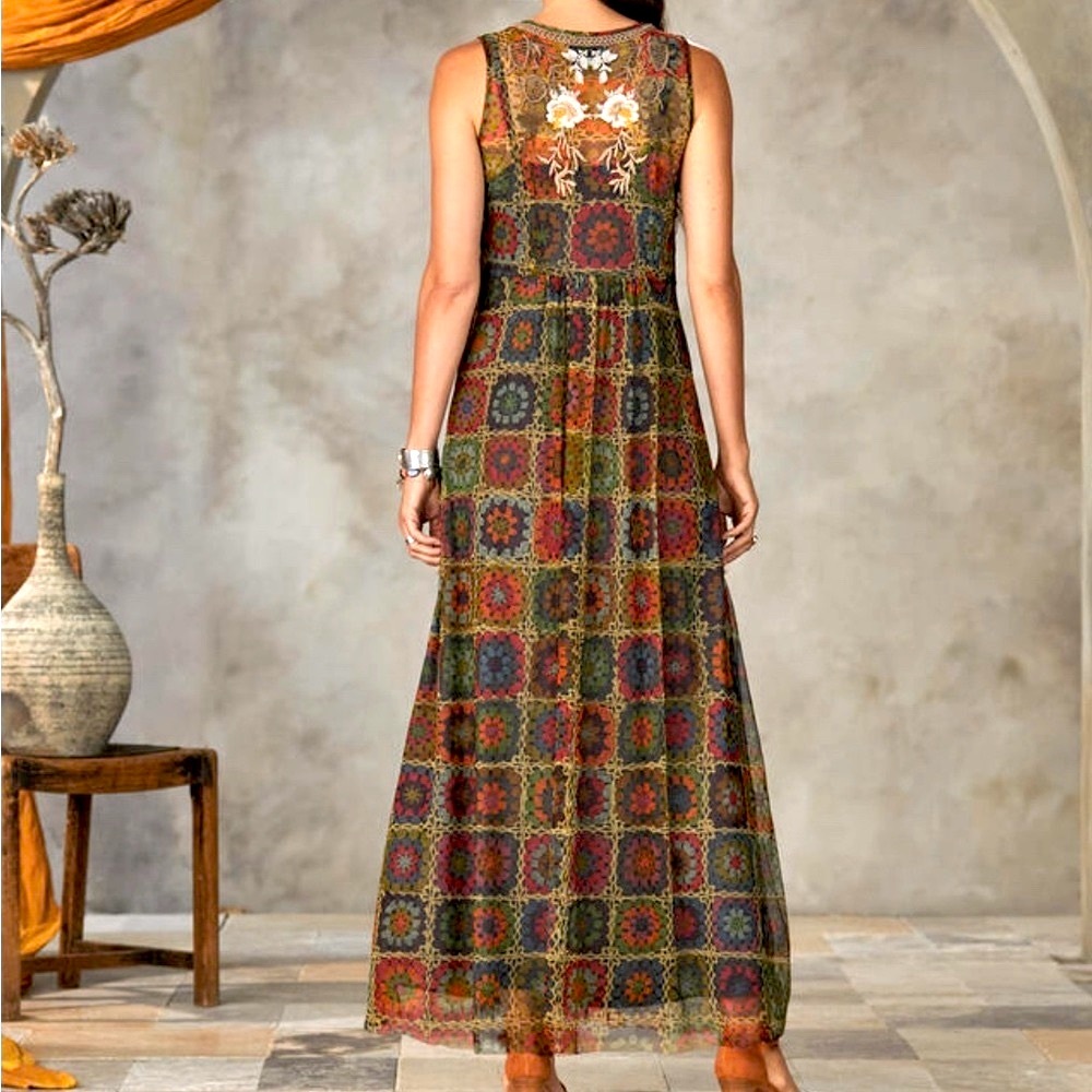 Johnny Was Bitola Mesh Dress. New with tags. - Picture 8 of 12